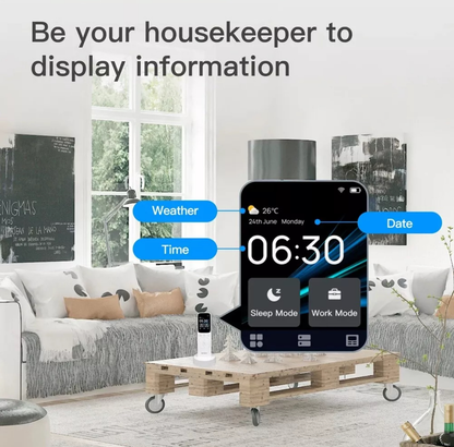 Moes White Smart Remote Control Works On Bluetooth WiFi RF IR & App Control