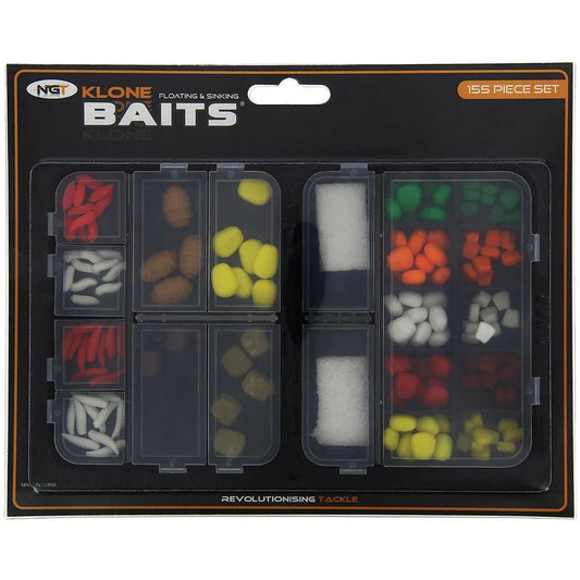 NGT Klone Baits Floating & Sinking 155 Piece