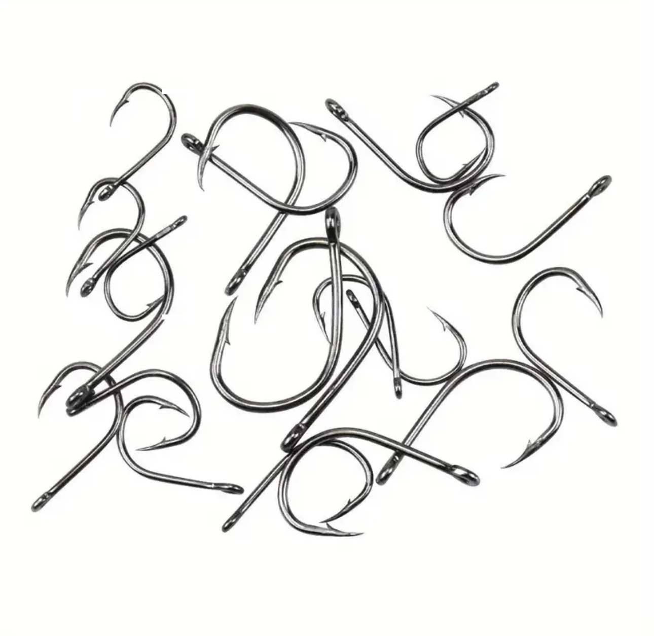 Barbed Fishing Hooks Mixed Sizes 500 Pack