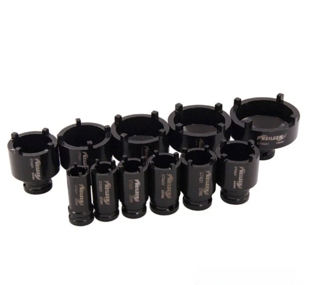 Neilsen Ball Point Pin Socket Set 11 Piece 1/2" Drive CT4231