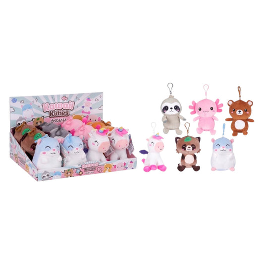 Kawaii Kuties 12cm Plush Bag Clips
