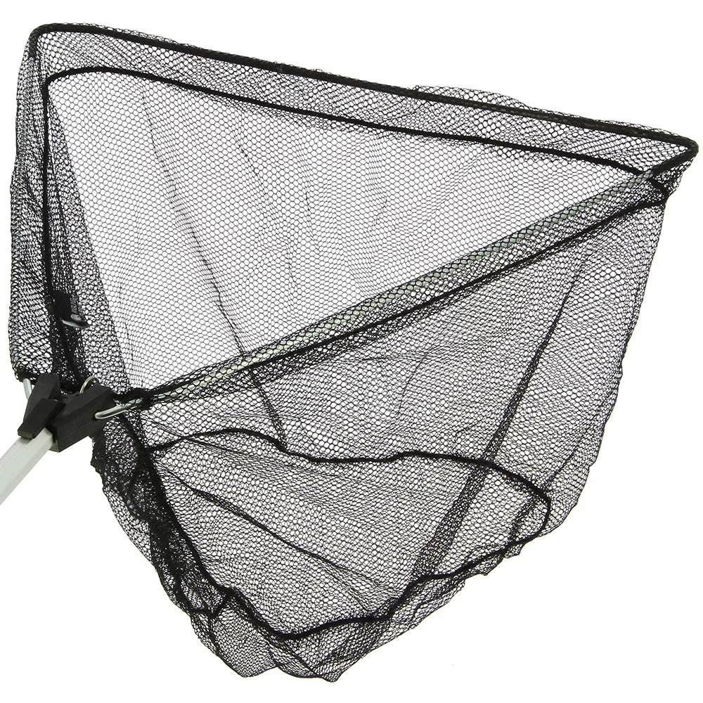 Angling Pursuits 50cm Triangular Quick Folding Net With Telescopic Handle Combo