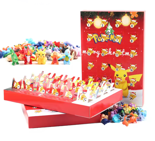 Pokémon Advent Calendar Pikachu & Jigglypuff 24 Toys Inside