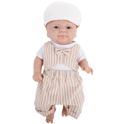 14" Reborn Full Silicone Baby Boy Doll - "Coco"