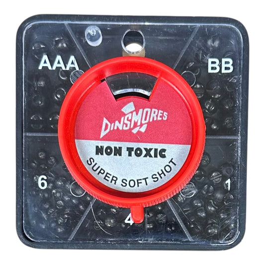 Dinsmores Non Toxic Super Soft Shot Sinking Fishing Weights With 5 Compartments