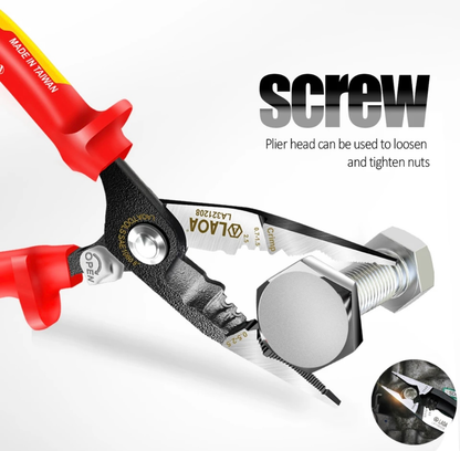 LAOA Insulated Wire Cutting Cable Stripping Needle Nose Pliers