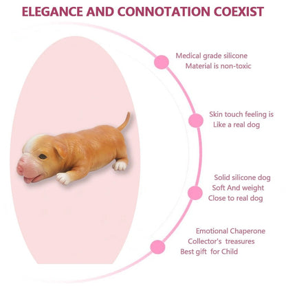 18cm 100% Silicone Puppy Dog