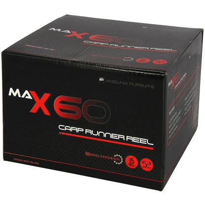 Angling Pursuits Max 60 2BB Carp Runner Reel With 10lb Line