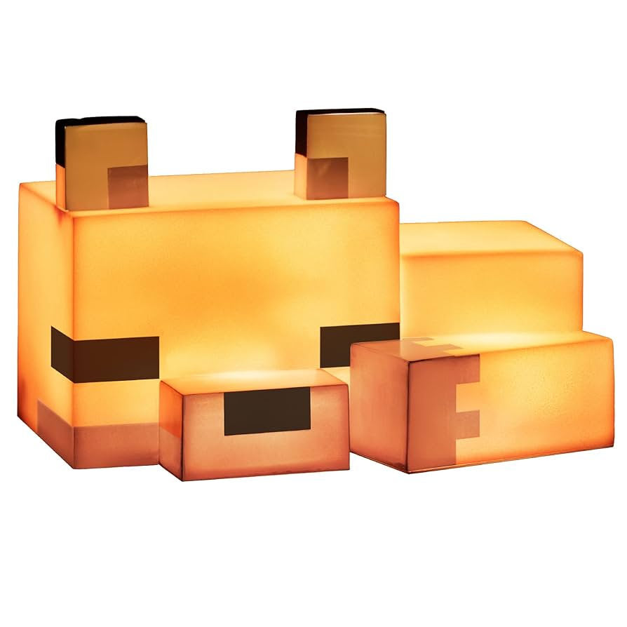 Minecraft Baby Fox Rechargeable Glow Night Light