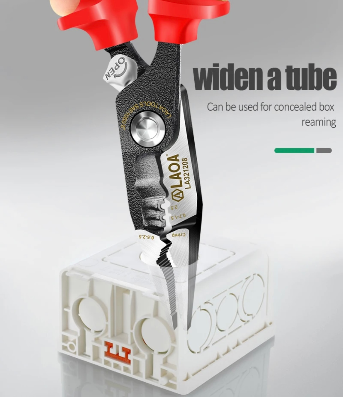 LAOA Insulated Wire Cutting Cable Stripping Needle Nose Pliers