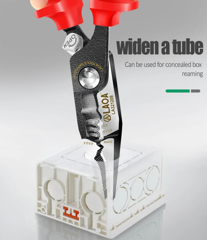 LAOA Insulated Wire Cutting Cable Stripping Needle Nose Pliers
