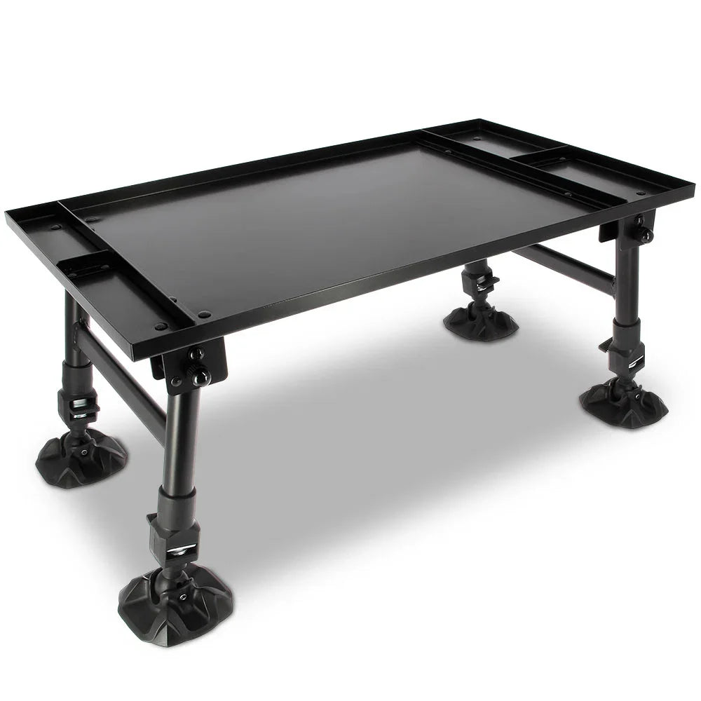 NGT Dynamic Bivvy Table 5 Section Aluminium With Adjustable Legs