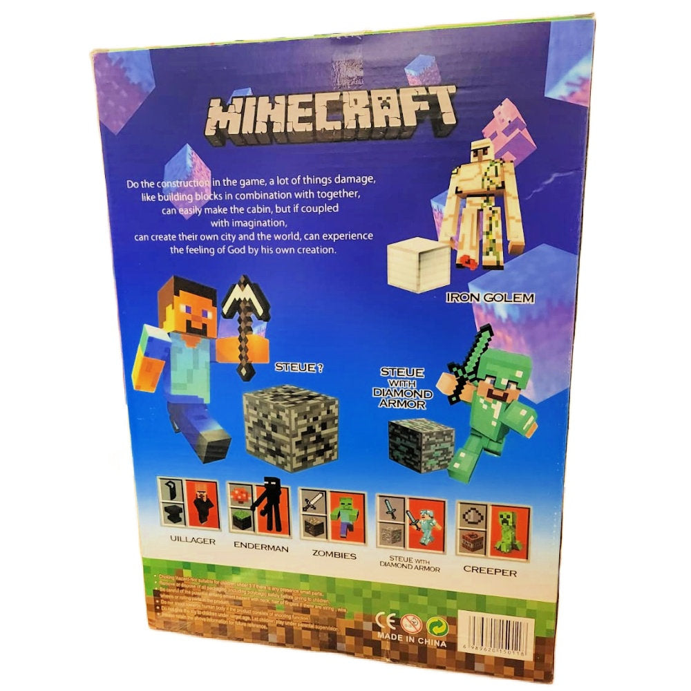 Minecraft 7 Pack Set Inc Yellow Sword
