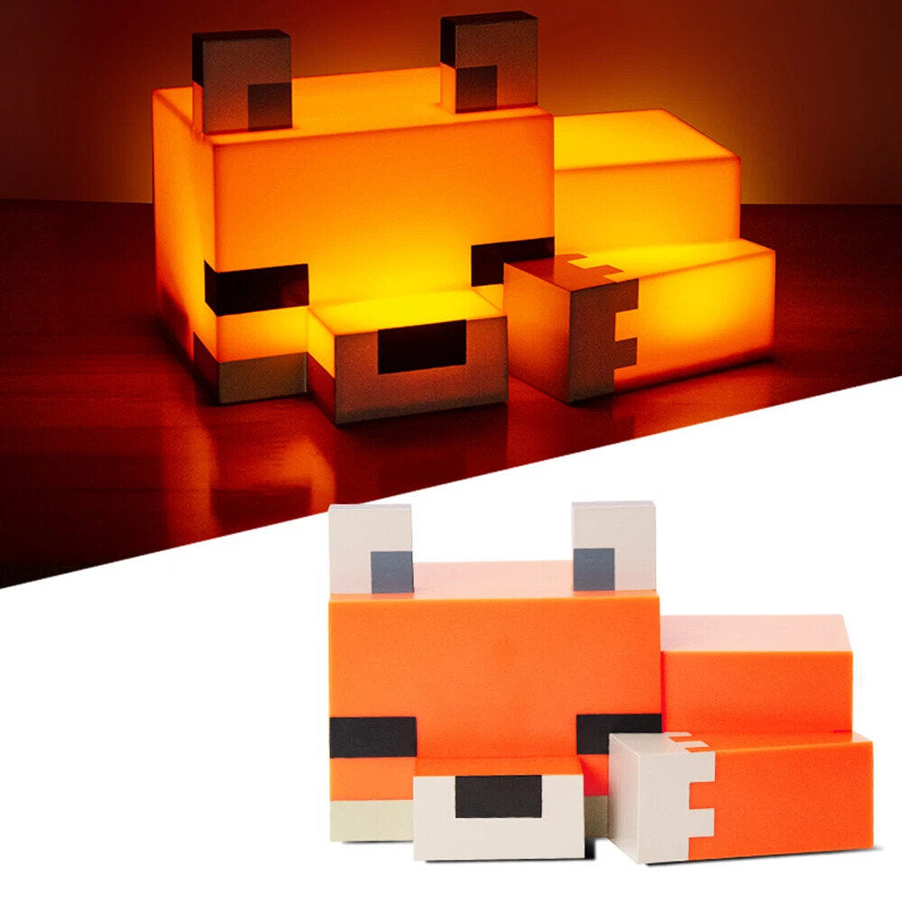 Minecraft Baby Fox Rechargeable Glow Night Light