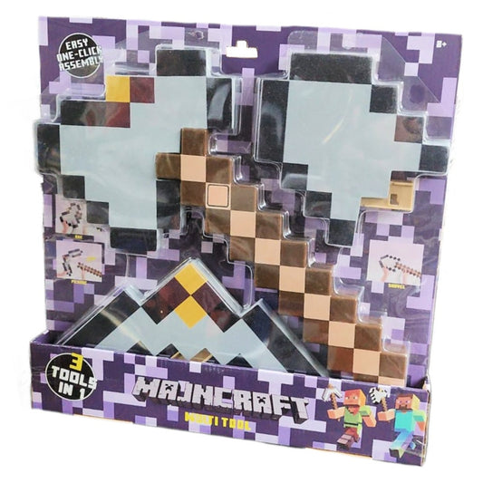 Minecraft Transforming Shovel / Axe / Pick Kids Toy