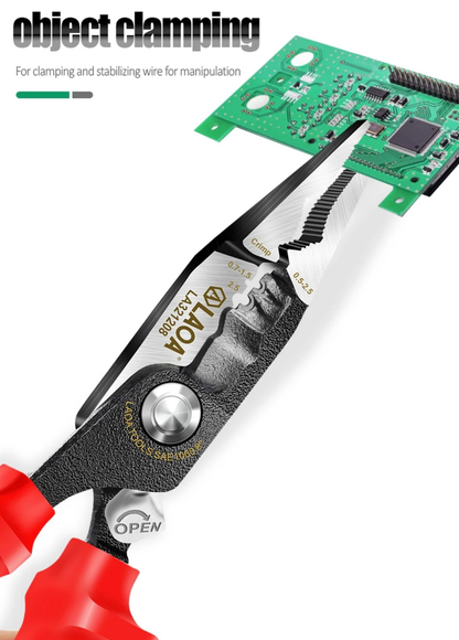 LAOA Insulated Wire Cutting Cable Stripping Needle Nose Pliers
