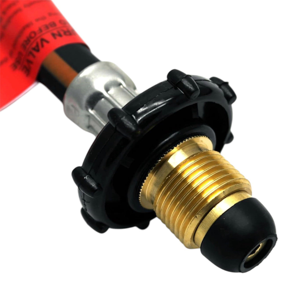 Propane Pigtail Hose 0.45m With Hand Wheel Non Return POL x W20 Fitting