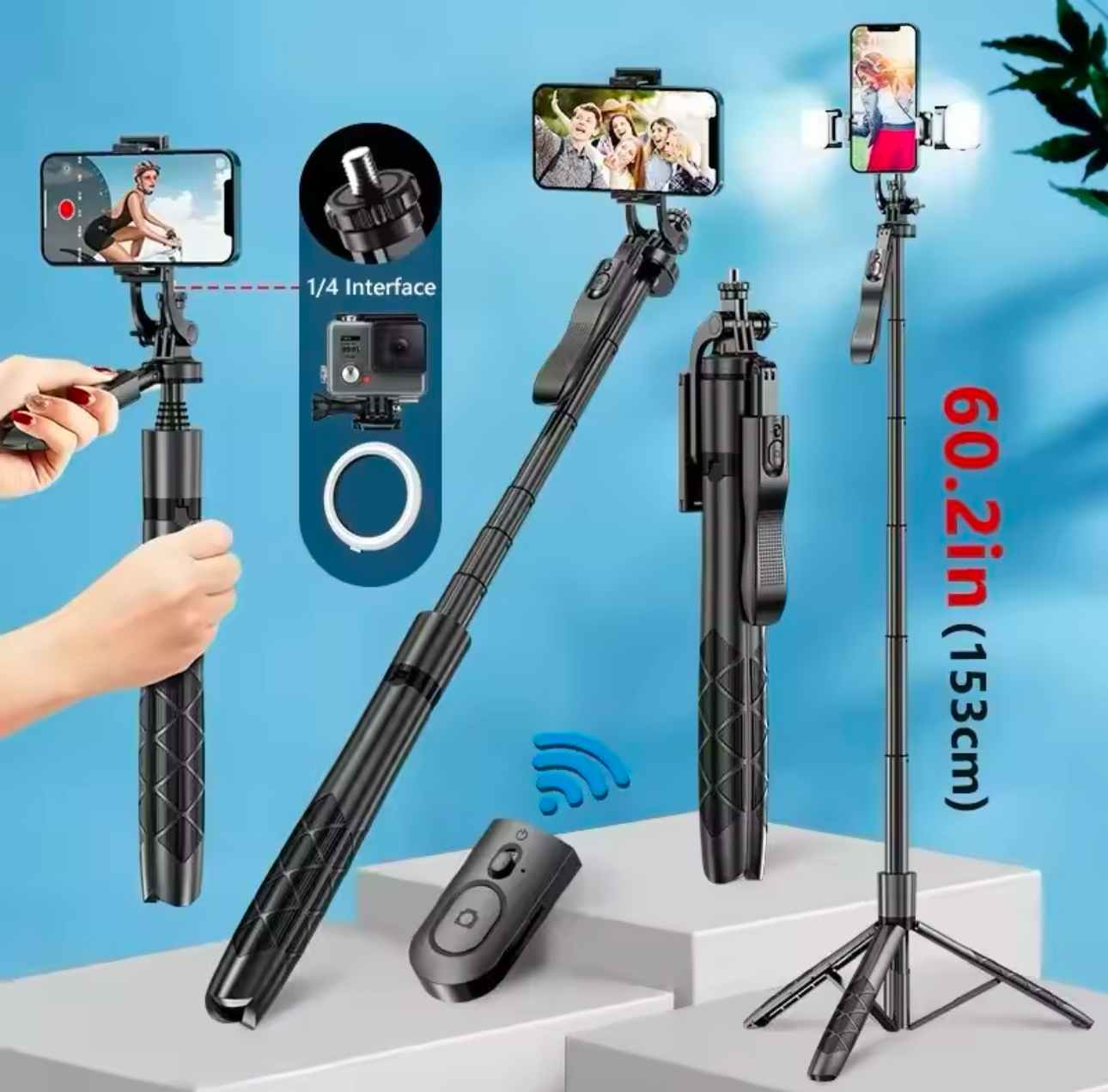 L16 Premium Selfie Stick Tripod