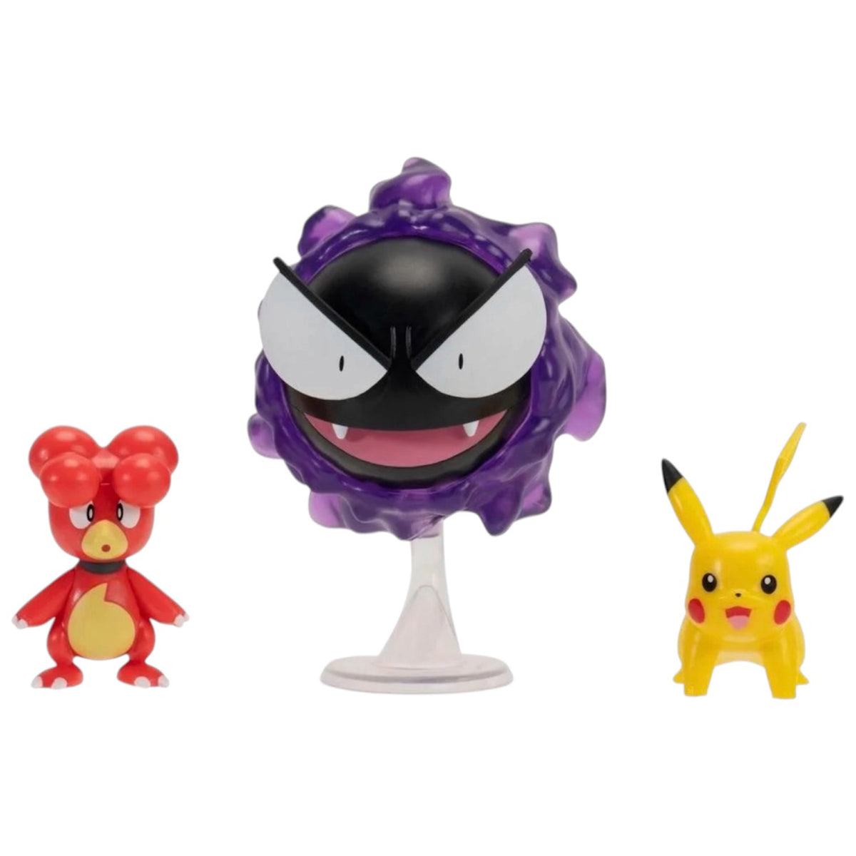 Pokémon Battle Figures Magby + Gastly + Pikachu