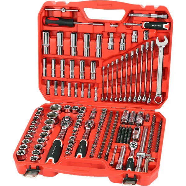 Neilsen 219 Piece Socket Set 1/4" 3/8" 1/2" Drive Ratchet Spanner Kit CT3748