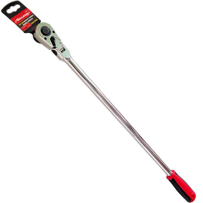 Neilsen Extra Long Reach Flexi Head Socket Ratchet Quick Release 72 Teet CT0818
