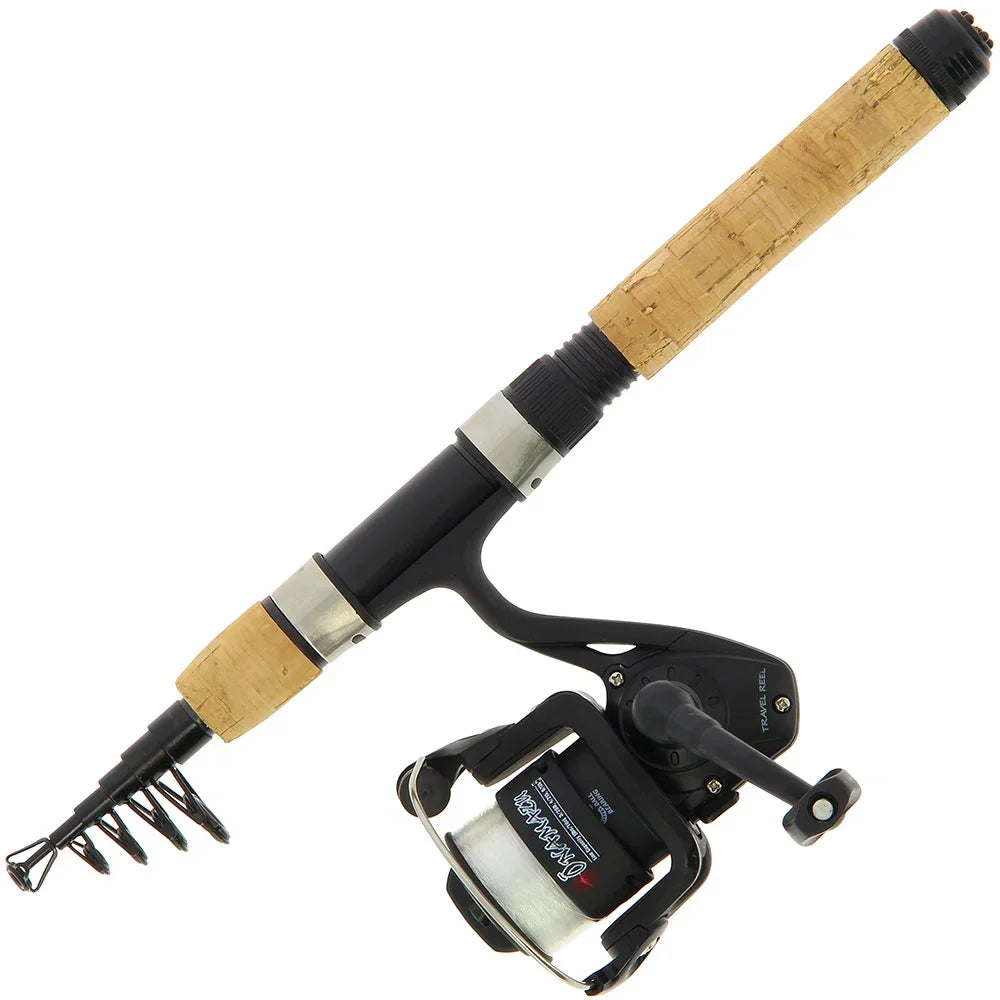 NGT Onamazu Telescopic Combo Mini 5ft Travel Telescopic Rod & Reel Carbon