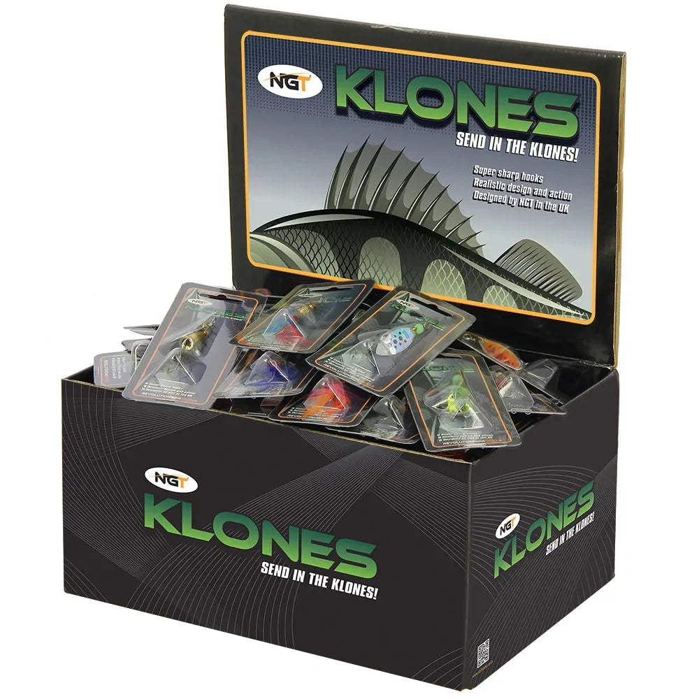 NGT x10 Random Assorted Klone Spinners