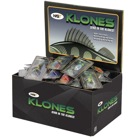 NGT x10 Random Assorted Klone Spinners