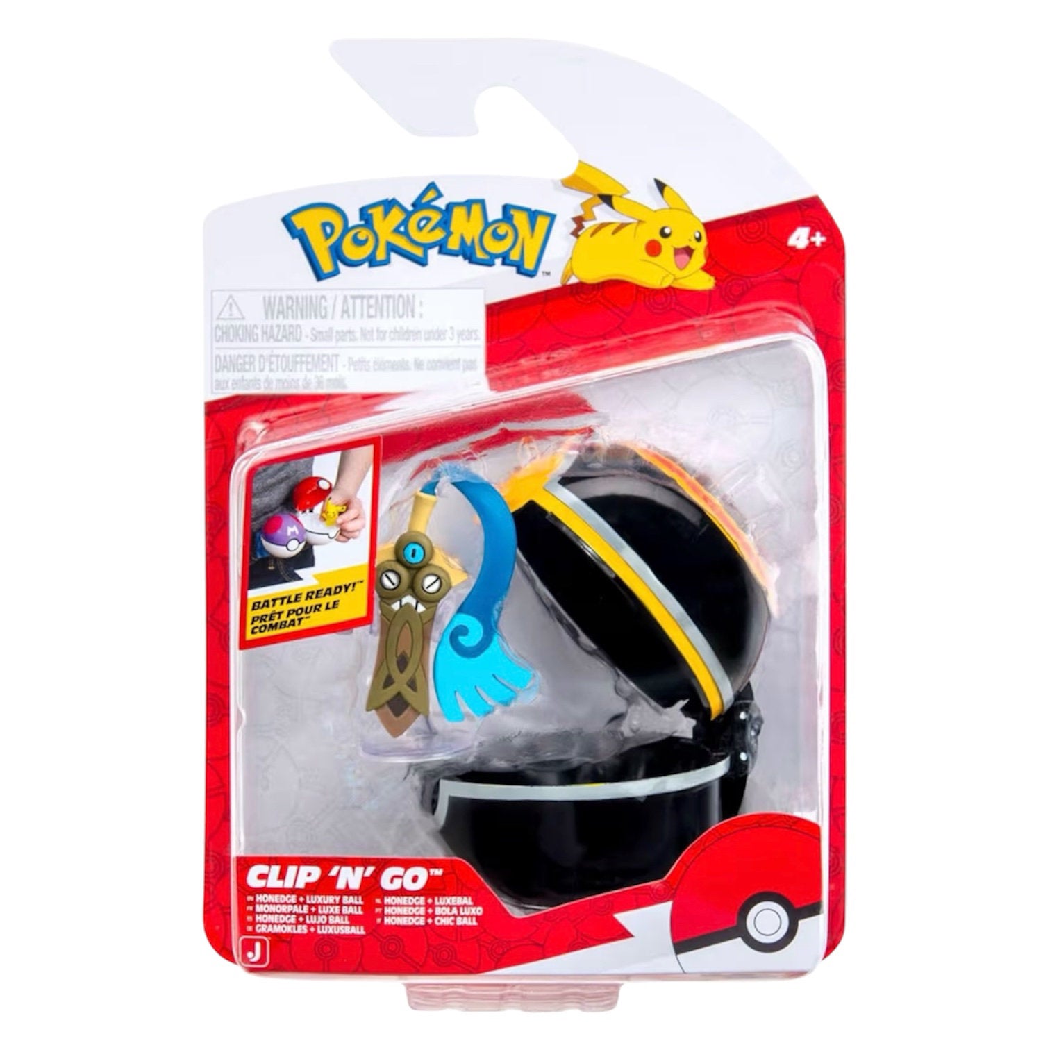 Pokémon Clip N Go Honedge & Luxury ball