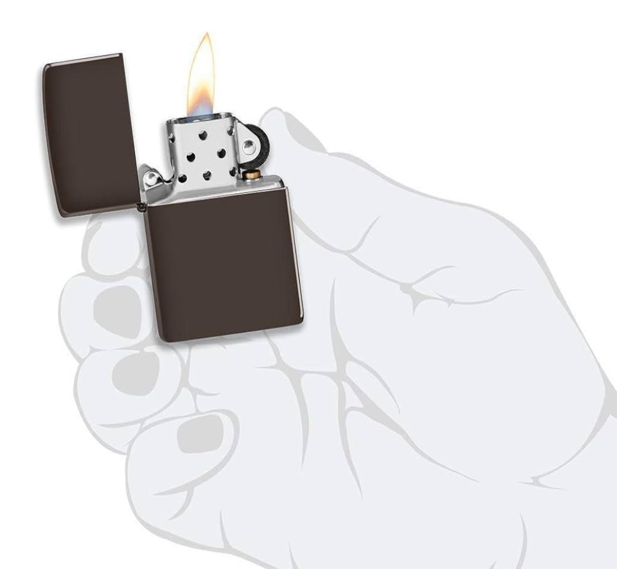 Zippo Regular Brown Matte Refillable Windproof Lighter