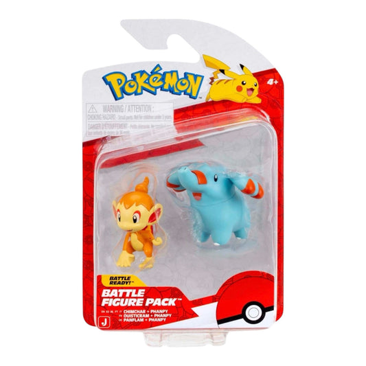 Pokémon Battle Figures Chimchar & Phanpy