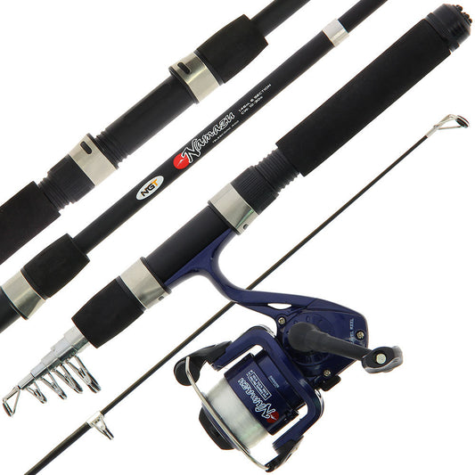 NGT Namazu Rod And Reel Mini Travel Telescopic Rod & Reel Combo
