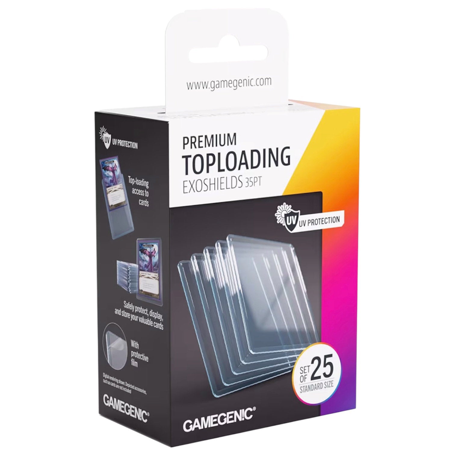 Gamegenic Premium Top Loading Exoshields 35pt 25 Pack
