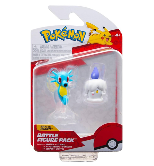 Pokémon Battle Figures Horsea & Litwick