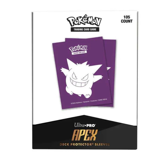Pokémon Elite Series Genga Apex Deck Protector Sleeves 105ct
