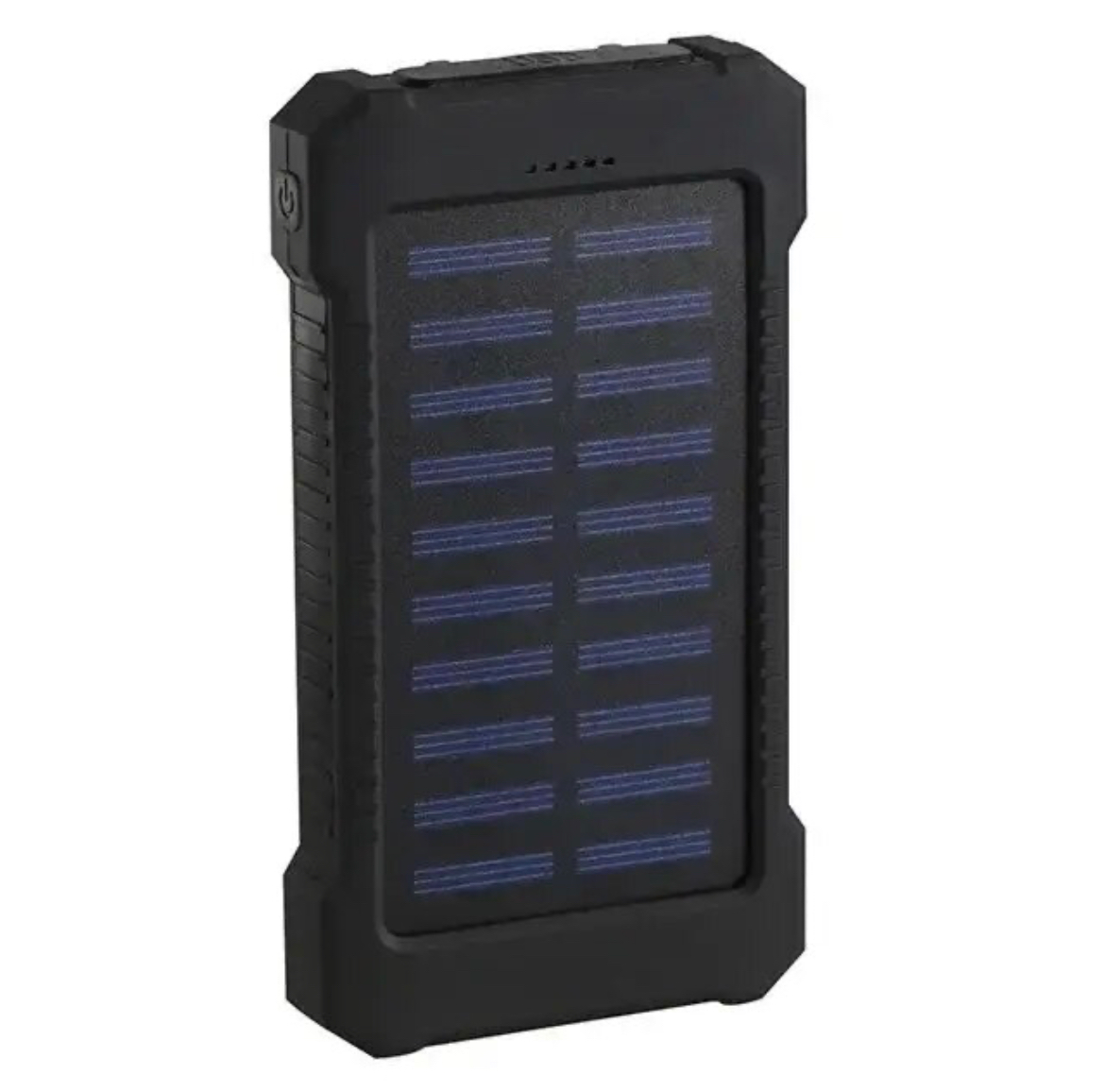 Fast Charging 20000 mAh Solar Power Bank with Dual USB Ports & Flashlights