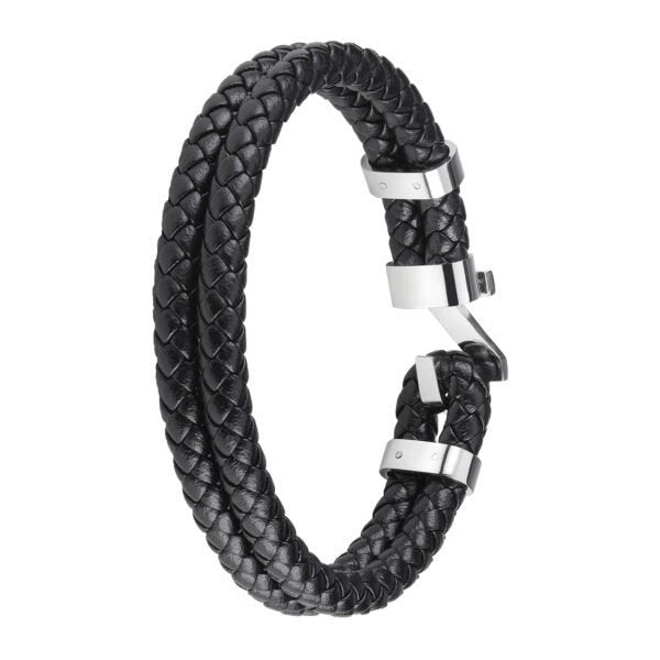Zippo Leather Double Layer Leather Bracelet