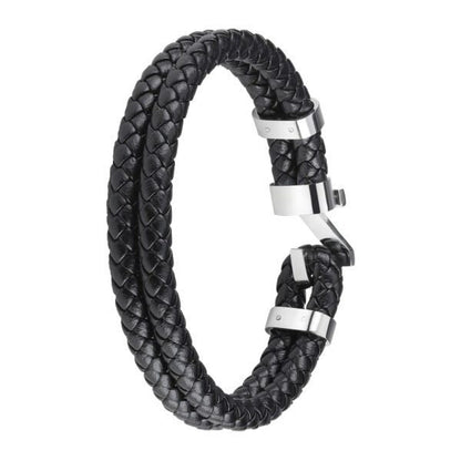 Zippo Leather Double Layer Leather Bracelet