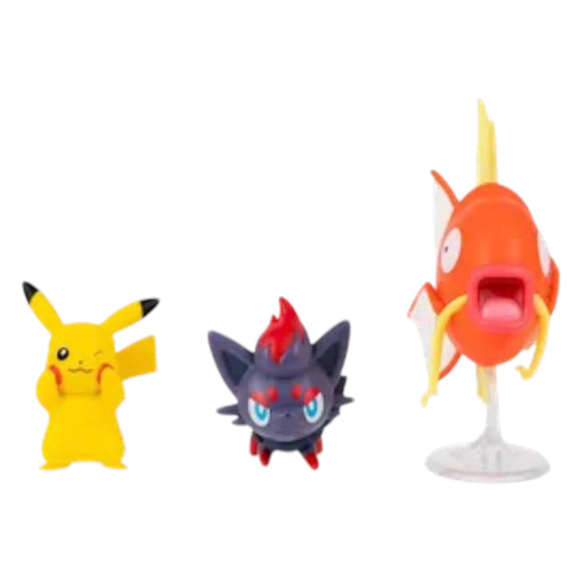 Pokémon Battle Figures Pikachu + Magikarp + Zorua