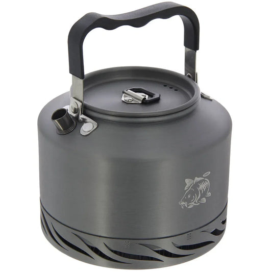 NGT Aluminium Outdoor Fast Burn Kettle 1.1 litre Gun Metal