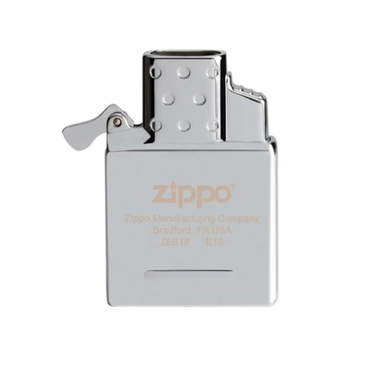 Zippo Regular Chrome Butane Refillable Double Torch Lighter Insert