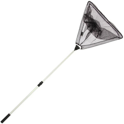 Angling Pursuits 50cm Triangular Quick Folding Net With Telescopic Handle Combo