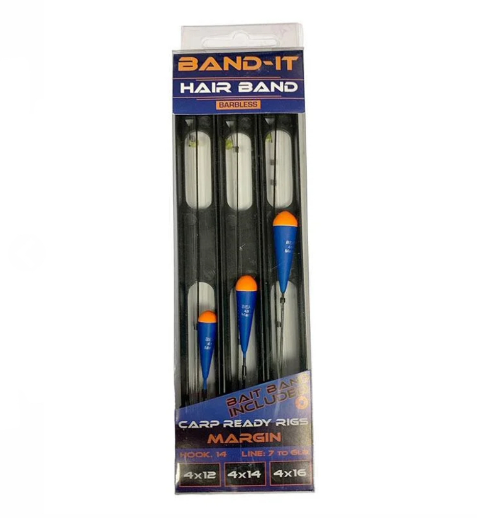 Band-It Hair Band Barbless Margin Pole Rigs