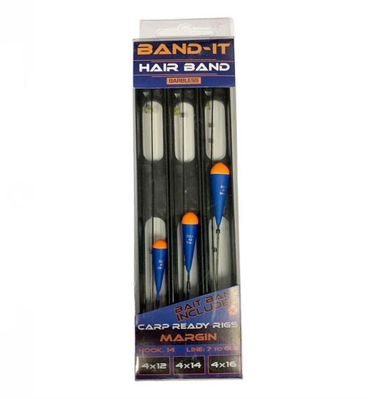 Band-It Hair Band Barbless Margin Pole Rigs