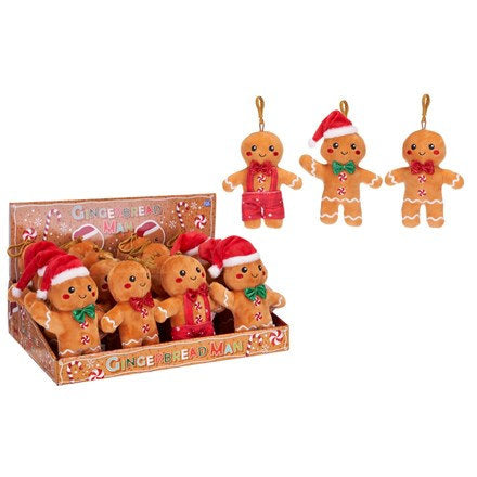 Christmas Gingerbread Man Bag Clip