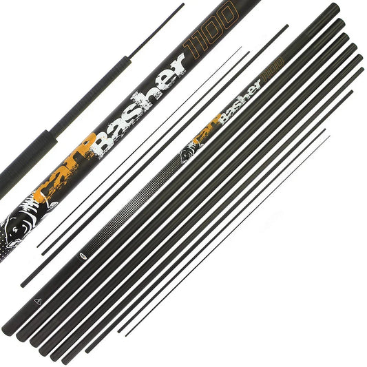 NGT Carp Basher 11m Carbon Carp Pole with Spare Top 3