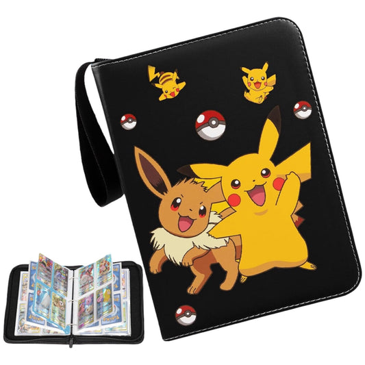 Pokémon Pikachu & Eevee 4 Pocket Ring Binder For TCG Storage