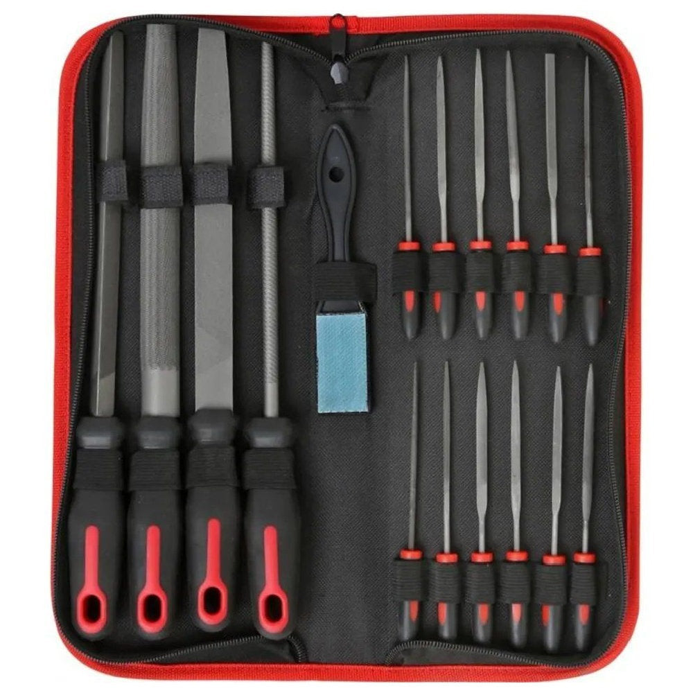 Neilsen 18 Piece Metal File Set Round Flat Triangular Half Round Square CT5737