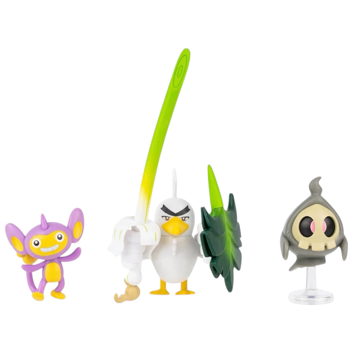 Pokémon Battle Figures Aipom + Sirfetch‚Äôd + Duskull