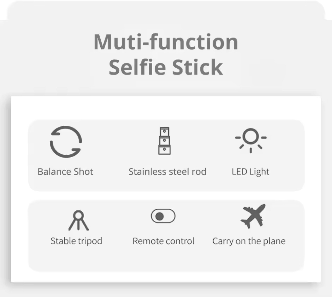 L16 Premium Selfie Stick Tripod
